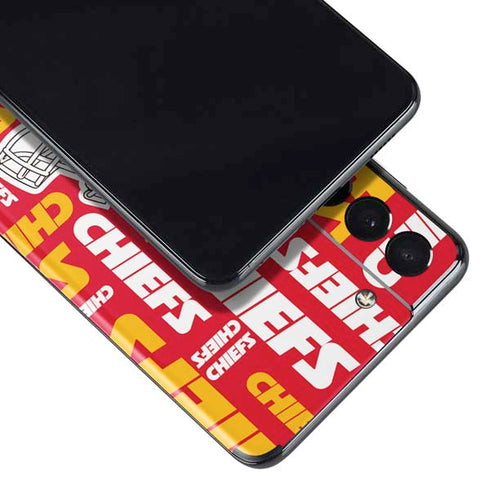 NFL Kansas City Chiefs Red Blast Galaxy S21 Plus 5G Skin